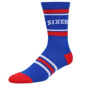 Philadelphia 76ers Stripe Team Crew Socks